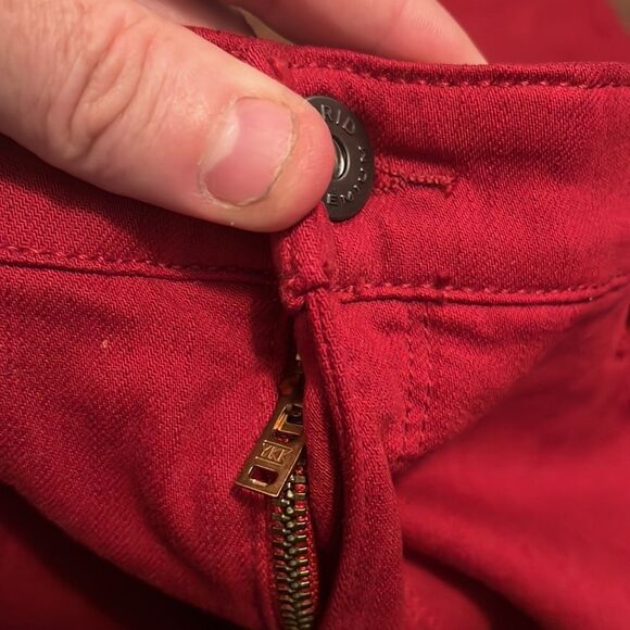 Torrid Sky High Skinny Jeans In Scarlett Wine Color Contemporary Feminine - Picture 9 of 16